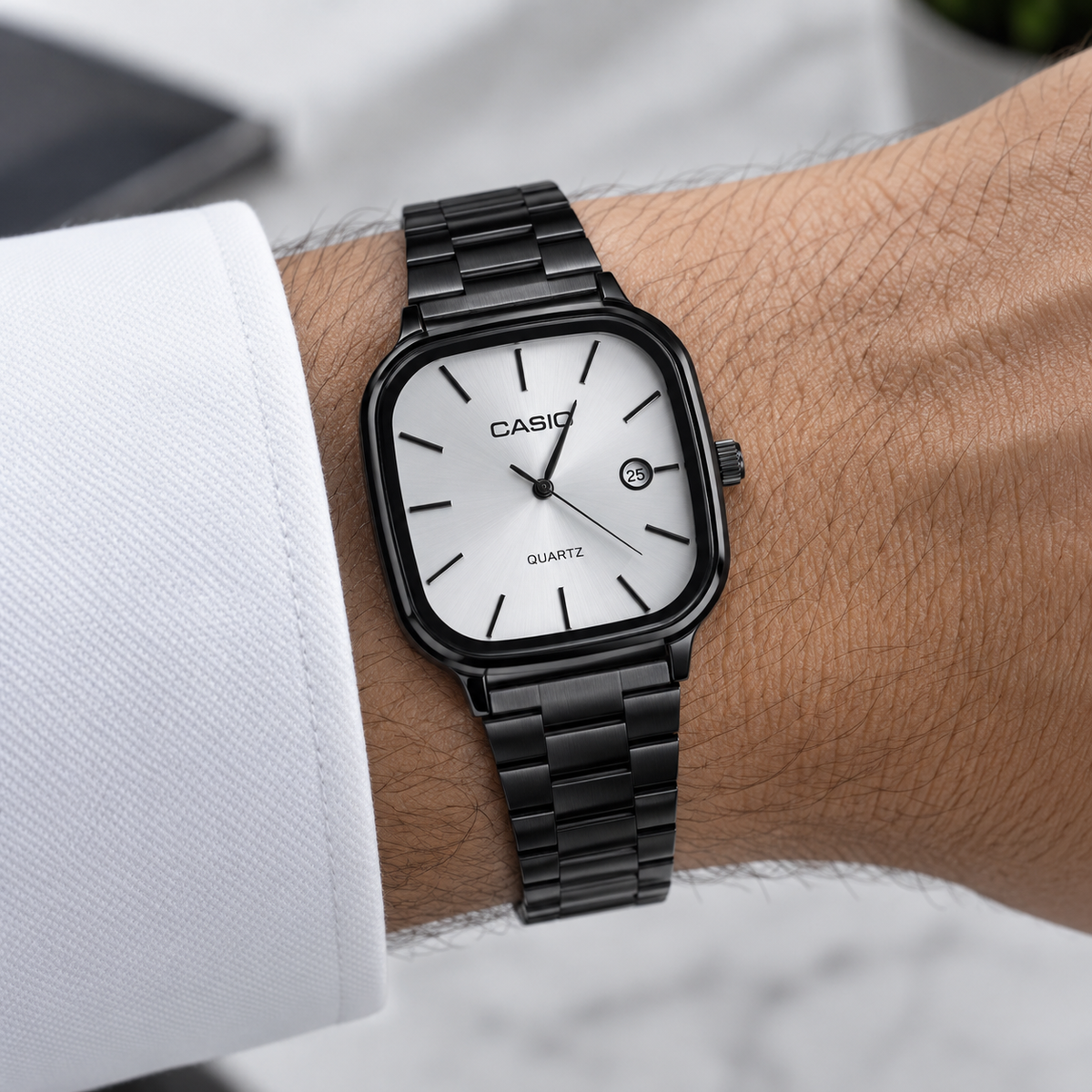 CASIO Noire TABLEAU Blanc