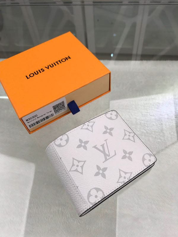 WALLET LV WHITE