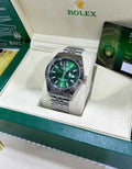 Rolex Gris tableau Vert