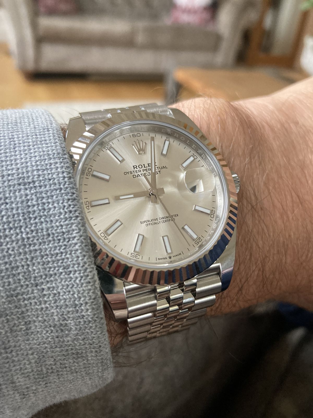 ROLEX OYSTER GRIS TABLEAU GRIS