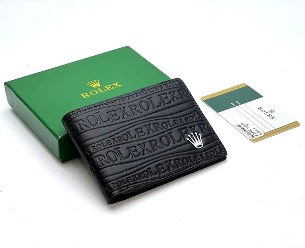 WALLET ROLEX NOIRE