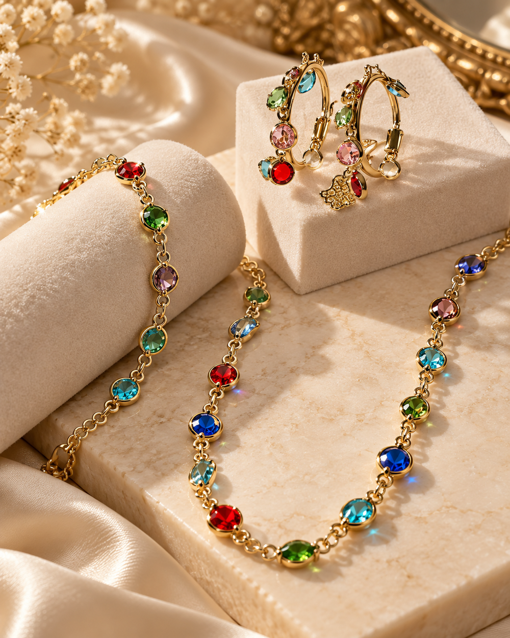 Gold chain details